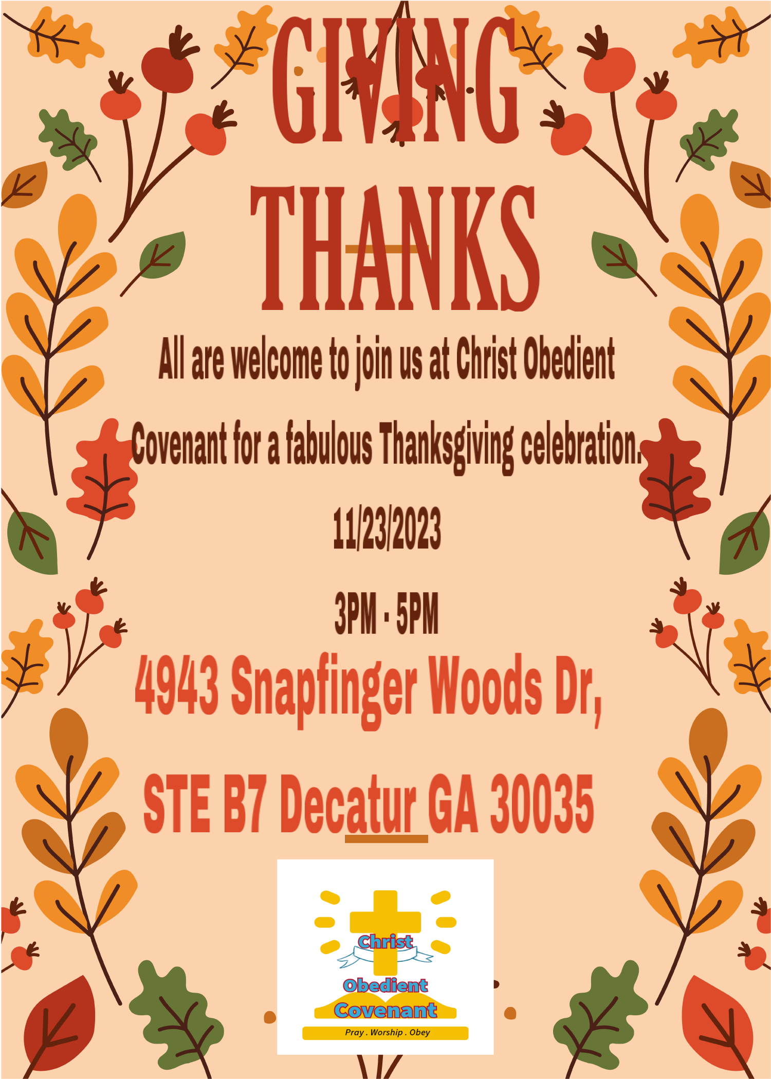Giving Thanks