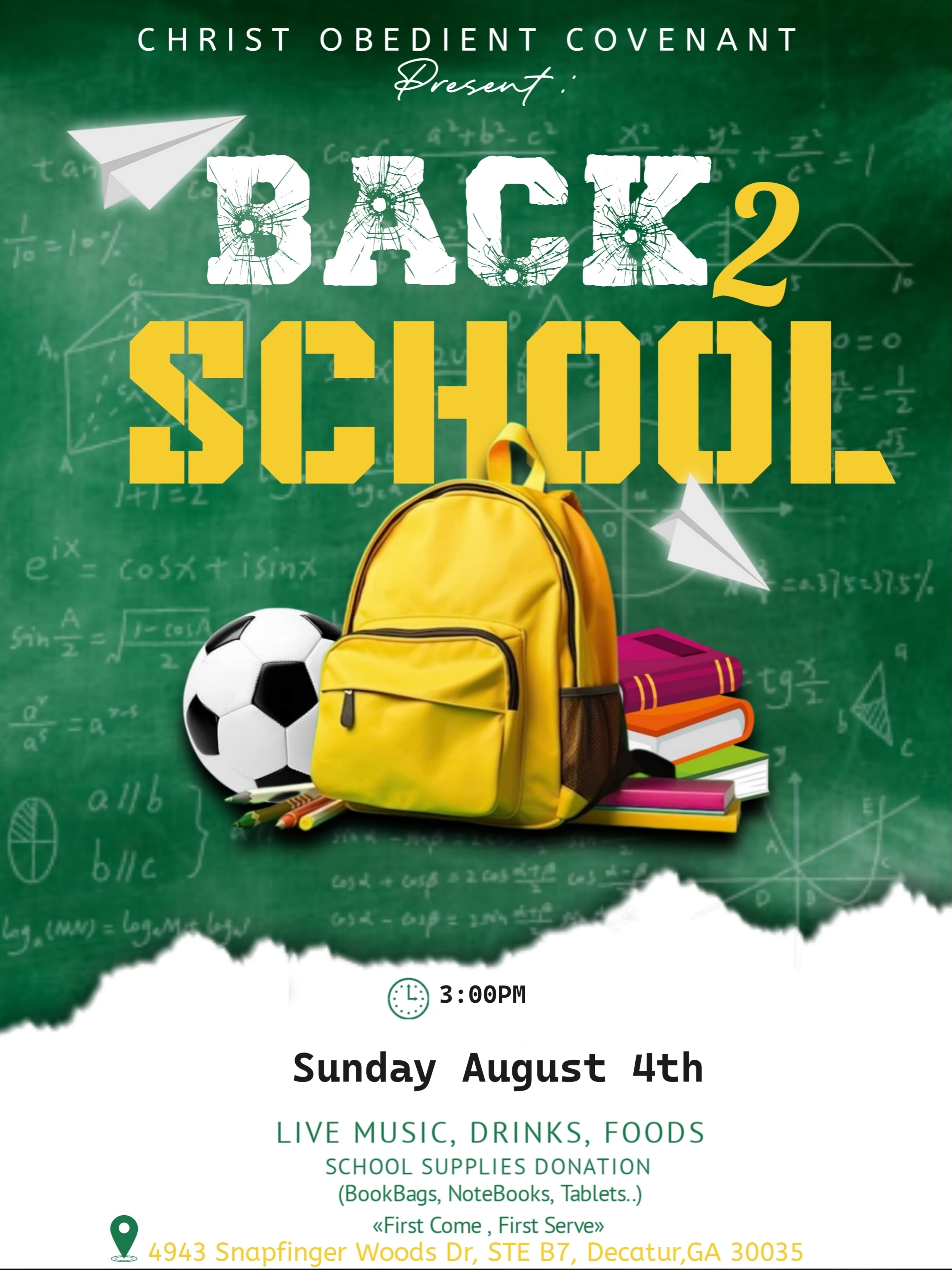 Back to School Give Aways