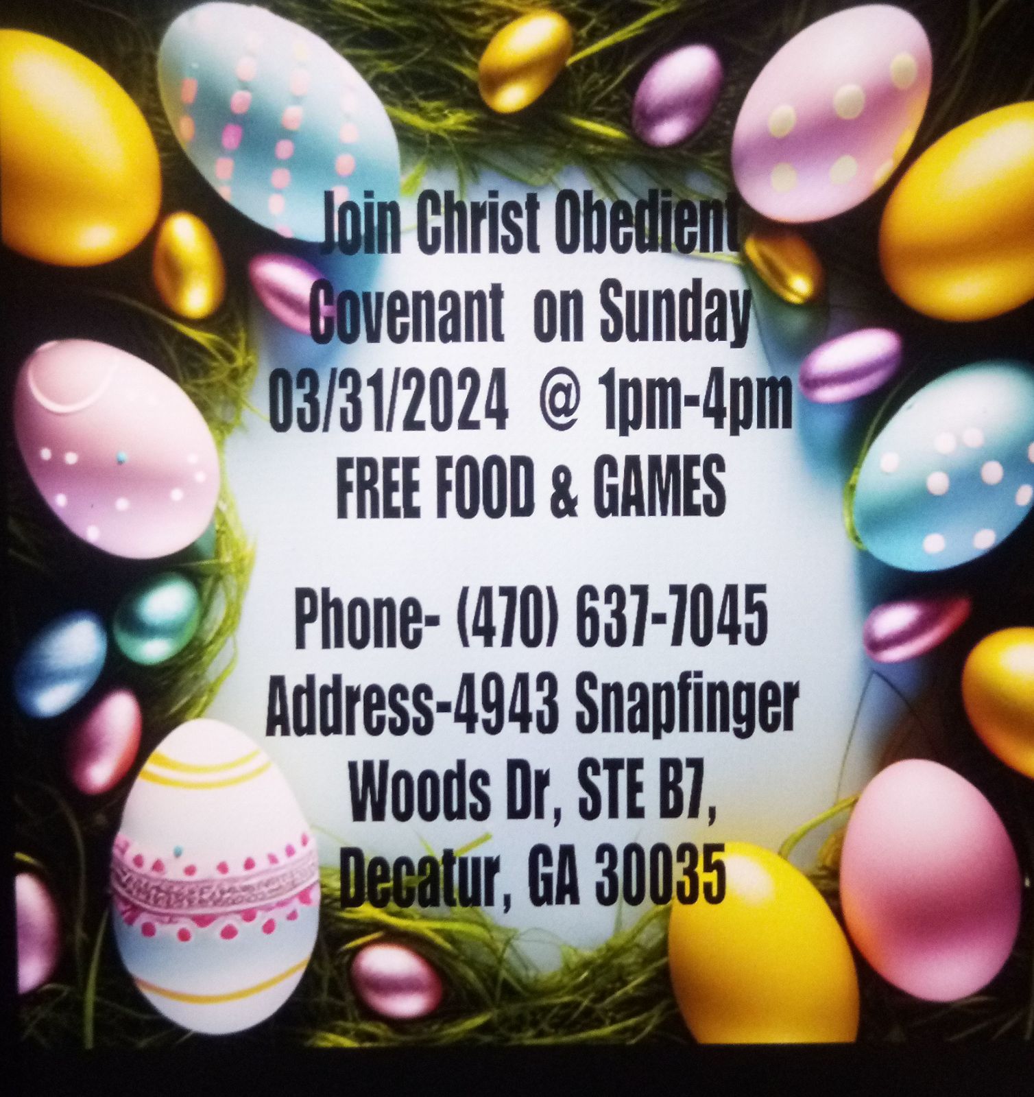 Easter Egg Hunt Event