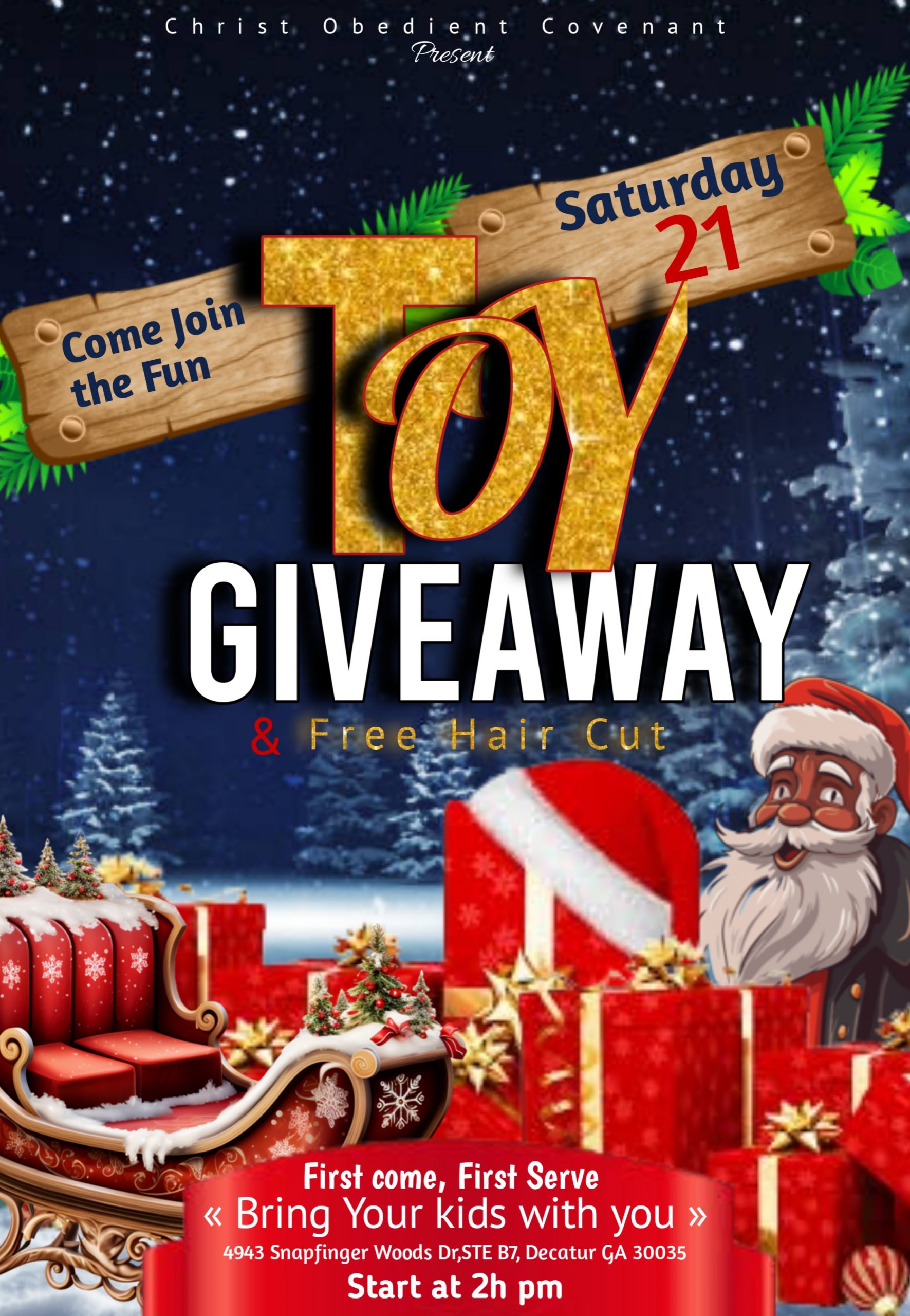 Christmas Toys Give Away
